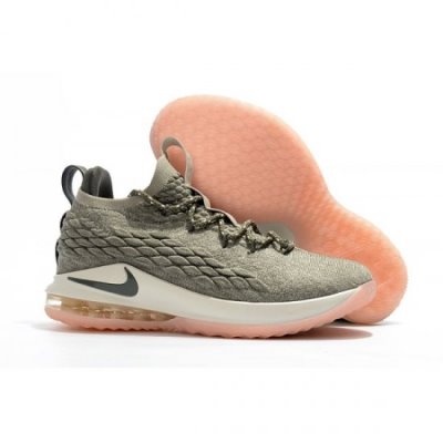 Nike Erkek Lebron 15 Low Yeşil / Pembe Basketbol Ayakkabısı Türkiye - CDHA1ZOO